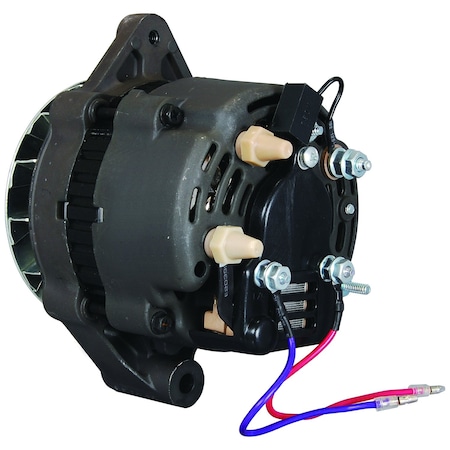 Wai Global Alternator, ALTMD IREF J11, 55 Amp12 Volt, Bidirectional, 1Groove Pulley 12174N-1G